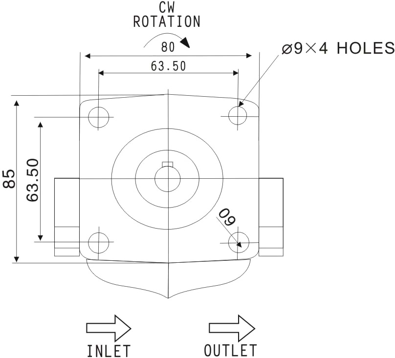 HGP-2A 系列外形尺寸圖